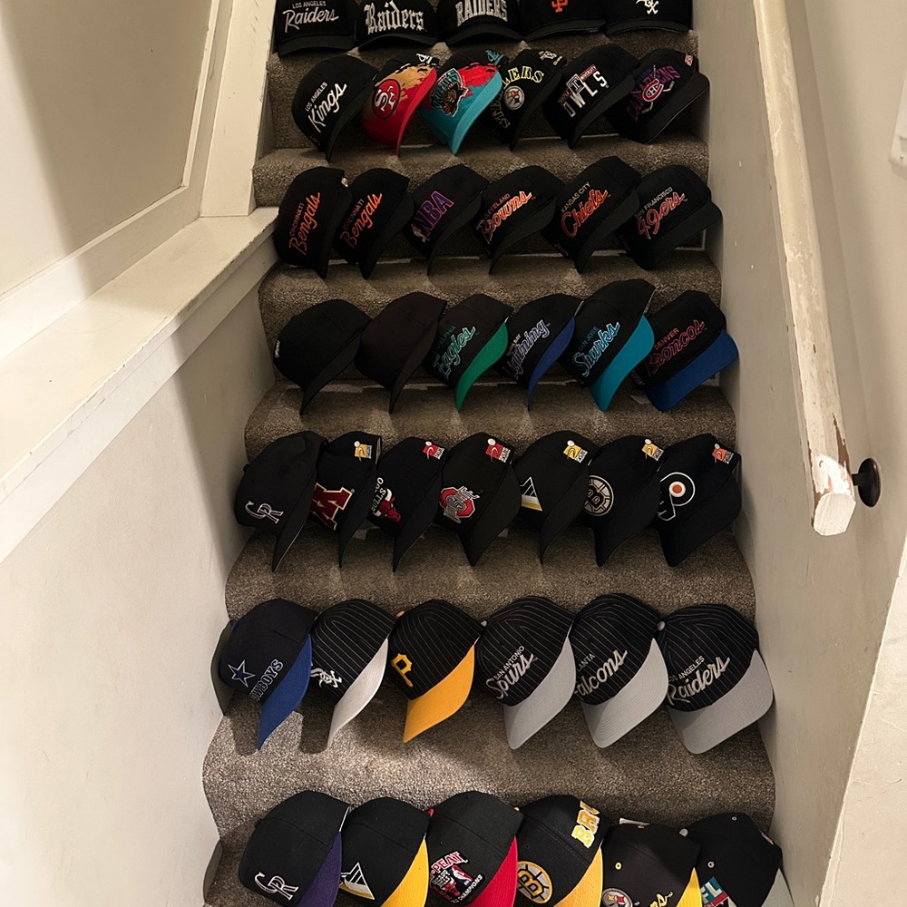 Stylish Black Baseball Caps with Colorful Logos
